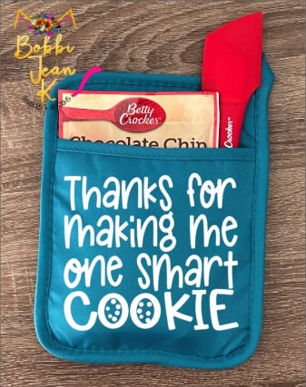 Thanks for Making Me One Smart Cookie Pot Holder Gift Set picture