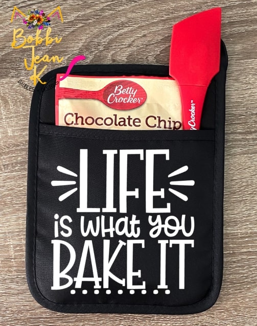 Life is What You Bake It Pot Holder Gift Set picture