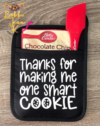 Thanks for Making Me One Smart Cookie Pot Holder Gift Set picture
