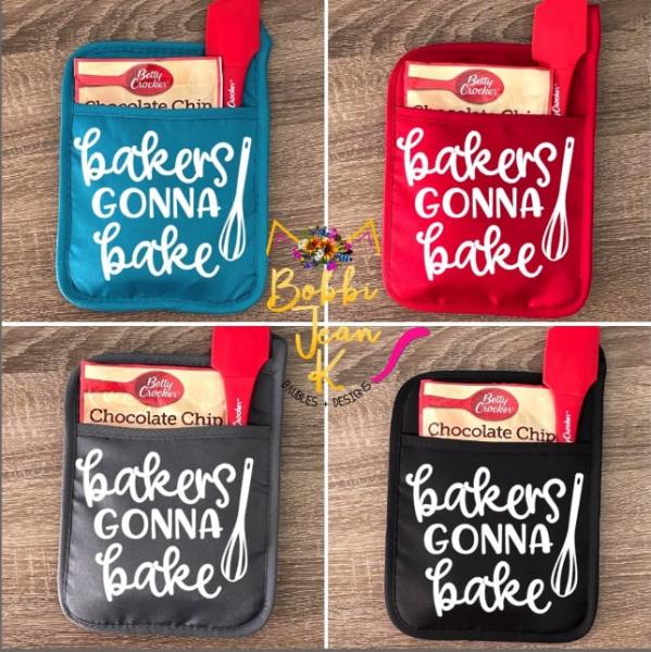 Bakers Gonna Bake Pot Holder Gift Set