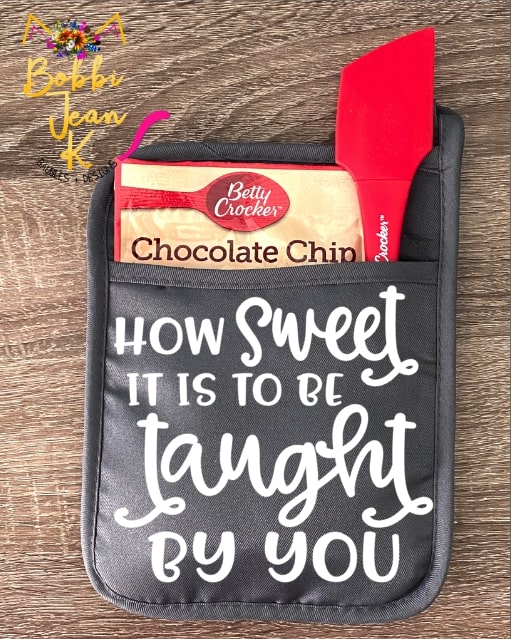 How Sweet It Is to Be Taught By You Pot Holder Gift Set picture