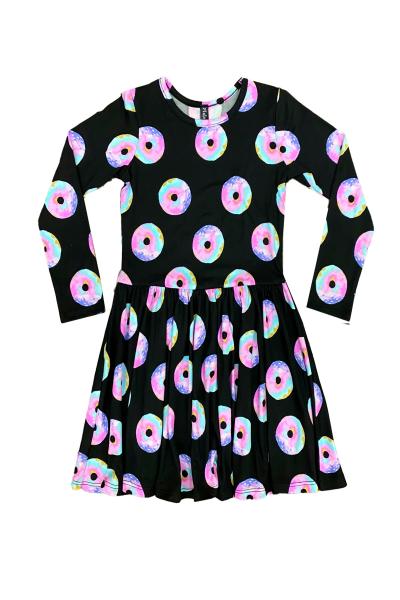 Be Happy Dress- Donut- Short/Long Sleeve picture