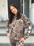 Women's Leopard Crew