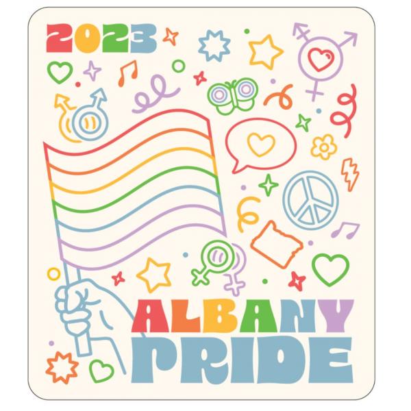 XL - 2023 Pride Shirt - Bone
