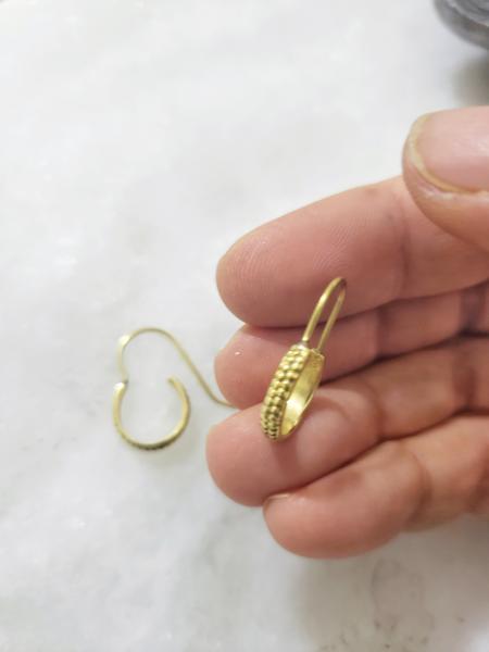 Small Brass Earrings