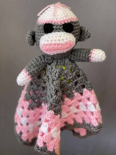 Sock Monkey pink picture