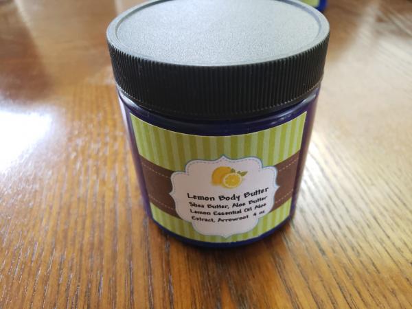 Moisturizing Body Butter with Lemon Oils