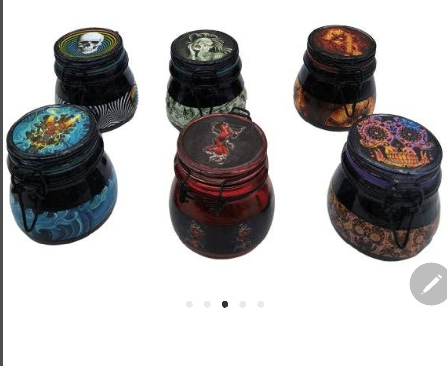 Smokezilla Glass Glasp storage & Stash Jar picture