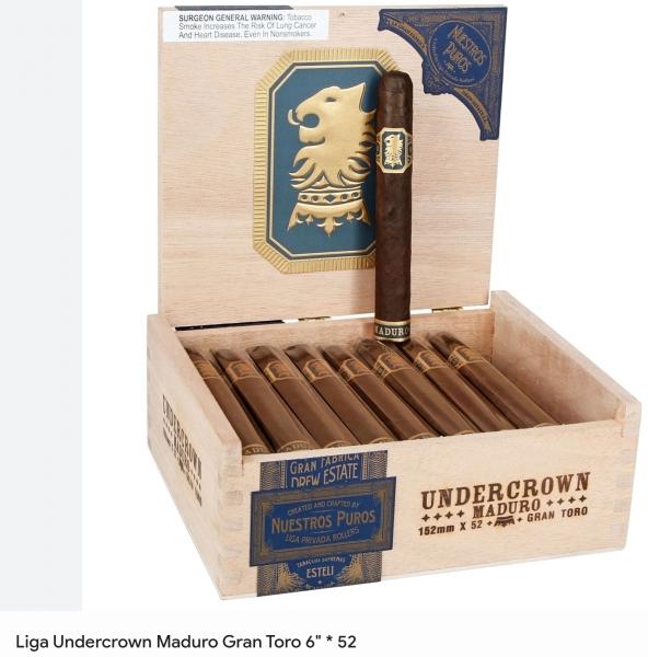 Drew Estate Undercrown Maduro Gran Toro & Liga Undercrown Maduro Robusto picture