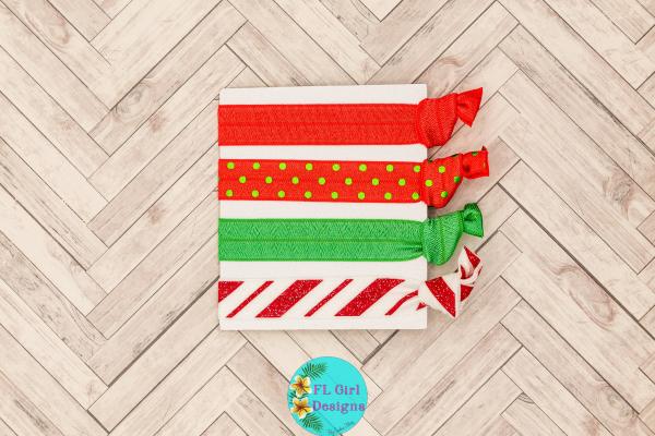 Christmas Hair Ties