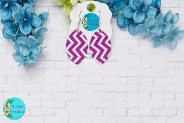 Purple Chevron Petal