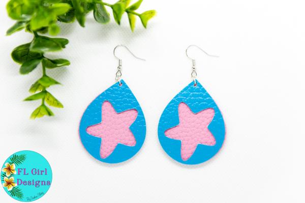 Pink and Blue Double Layered Starfish