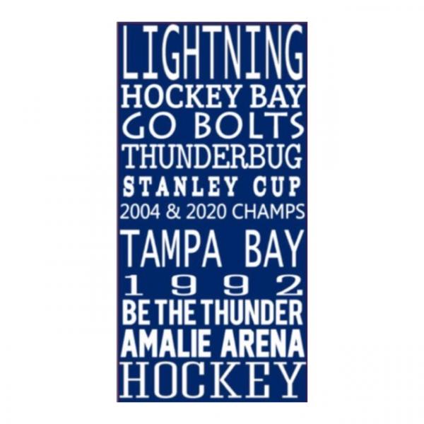 Tampa Bay Lightning | Sports Subway Art Sign picture