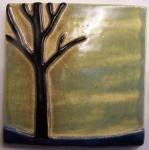 4x4 Tree Silhouette Tile