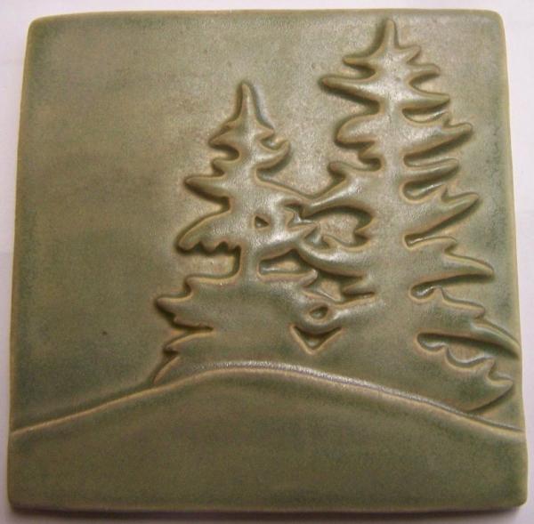 4x4 Pine Trees Tile picture