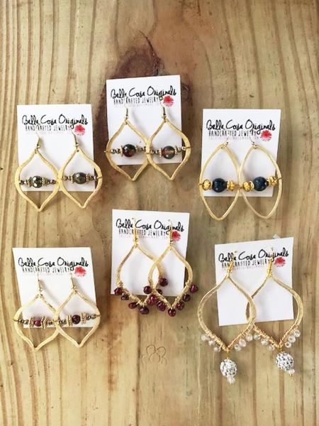 Unique Gold Hoop Earrings