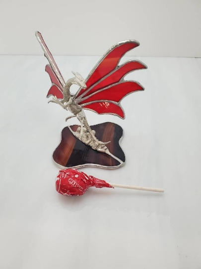 Red Pierce Dragon with Burgundy Base picture