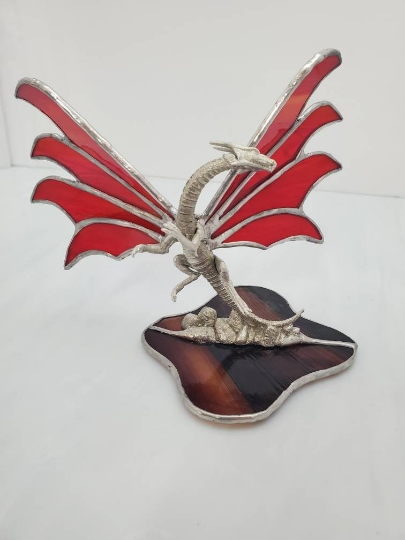 Red Pierce Dragon with Burgundy Base picture