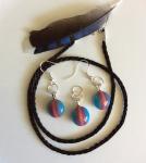 Trans Fused Glass Jewelry Set