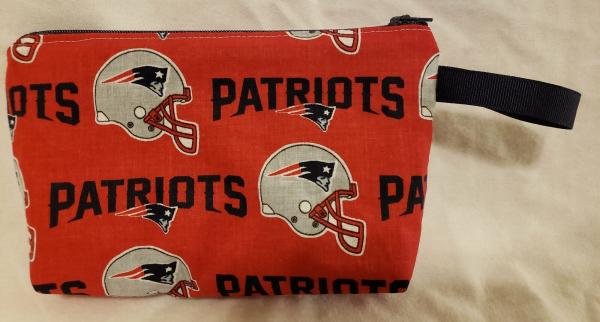 NFL Team Makeup/ Coin Pouch with Zipper - Approx. 6" x 9" picture