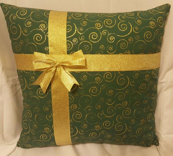 Decorative Christmas Pillow - 18" x 18" Pillow Insert Included picture