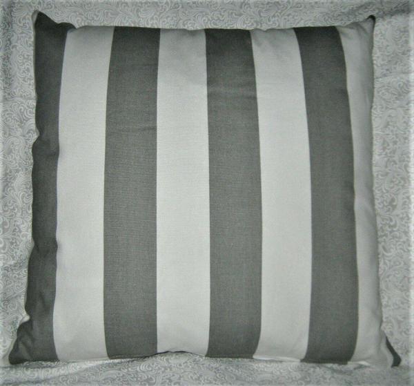 100% Cotton Duck Cloth Decorative Pillow - 18" x 18" Pillow Insert Included picture