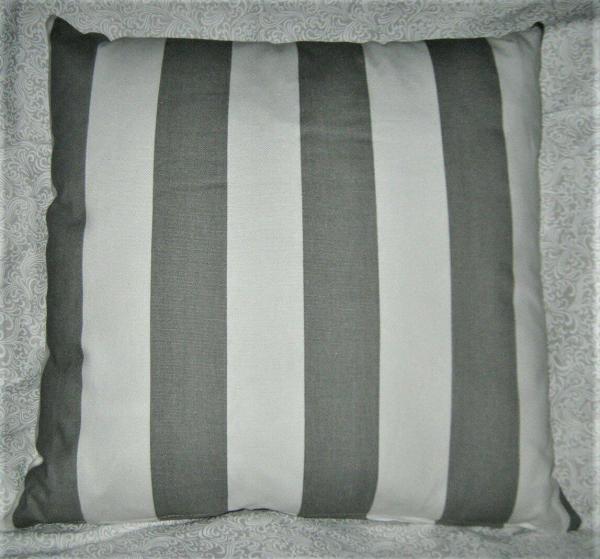 100% Cotton Duck Cloth Decorative Pillow - 18" x 18" Pillow Insert Included picture