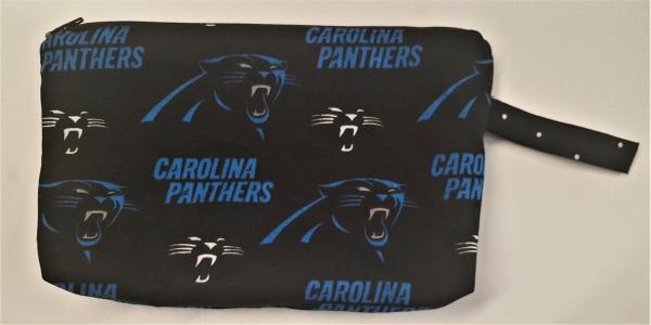 NFL Team Makeup/ Coin Pouch with Zipper - Approx. 6" x 9" picture