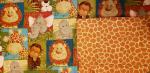 Jungle Babies Baby/Toddler Blanket/Quilt - Approx. 34" x 40"