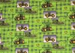 John Deere Baby/Toddler Blanket/Quilt - Approx. 34" x 40"