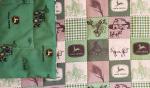 John Deere Baby/Toddler Blanket/Quilt - Approx. 35" x 41"