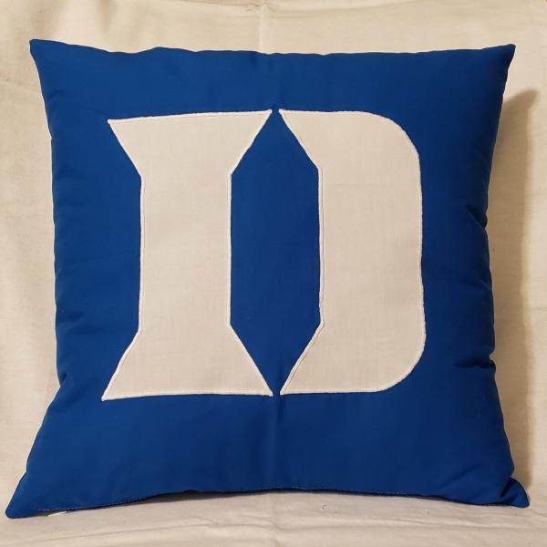 Appliqued Collegiate Decorative Throw Pillow - 18" x 18" Pillow Insert Included picture