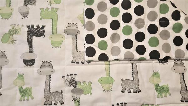 Dinosaur Baby/Toddler Blanket/Quilt - Approx. 34" x 40"