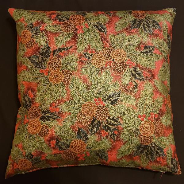 Decorative Christmas Pillow - 18" x 18" Pillow Insert Included picture