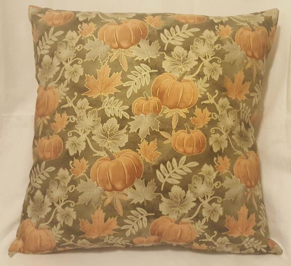 Colorful Fall Throw Pillow - 18" x 18" Pillow Insert Included picture