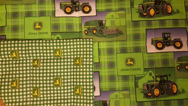 John Deere Baby/Toddler Blanket/Quilt - Approx. 34" x 40" picture