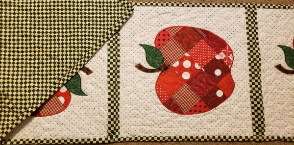 Colorful Fall/Apple Table Runner - 15-1/2" x 65" picture