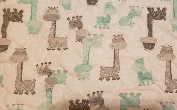 Dinosaur Baby/Toddler Blanket/Quilt - Approx 33" x 41" picture