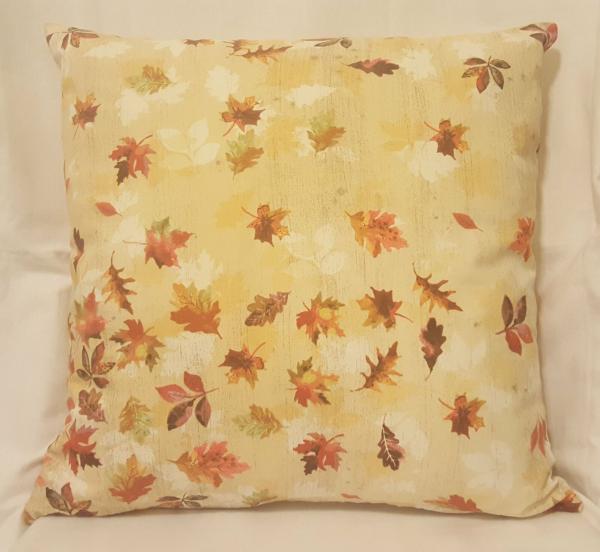 Colorful Fall Throw Pillow - 18" x 18" Pillow Insert Included picture