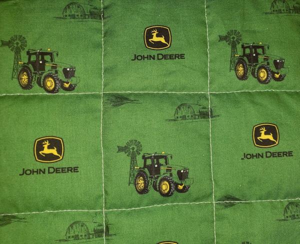 John Deere Baby/Toddler Blanket/Quilt - Approx. 35" x 41" picture