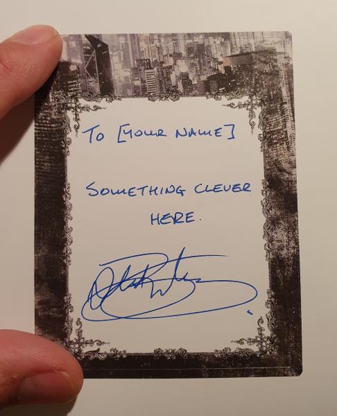 Signed book plates picture