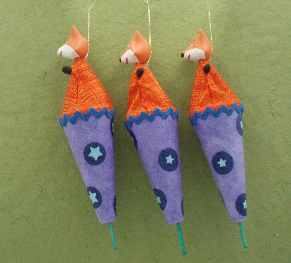 Fox Pop-up Ornament picture