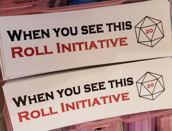 Roll Initiative - Bumper Sticker