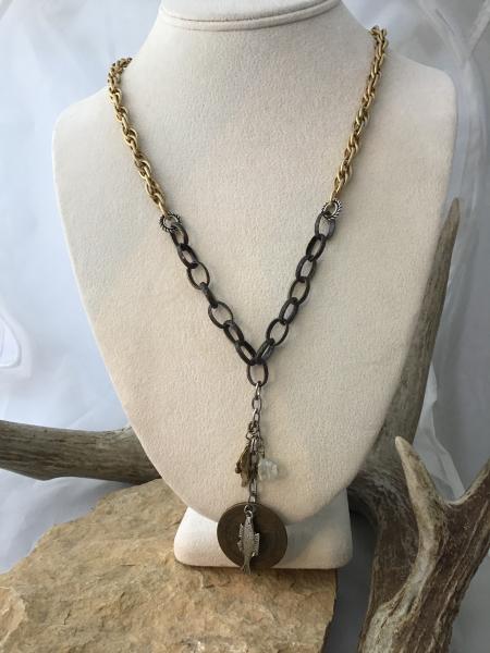 Necklace, Vintage coin, chain