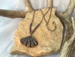 Vintage Cast Shell Pendant