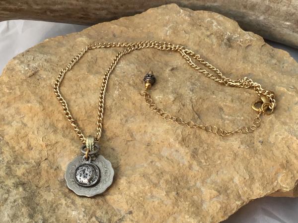 Necklace, Afghan coin picture