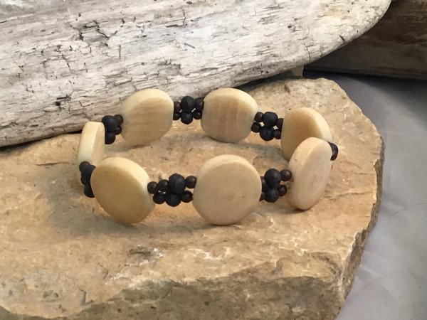 Bracelet, Bone, Blackened Copper picture