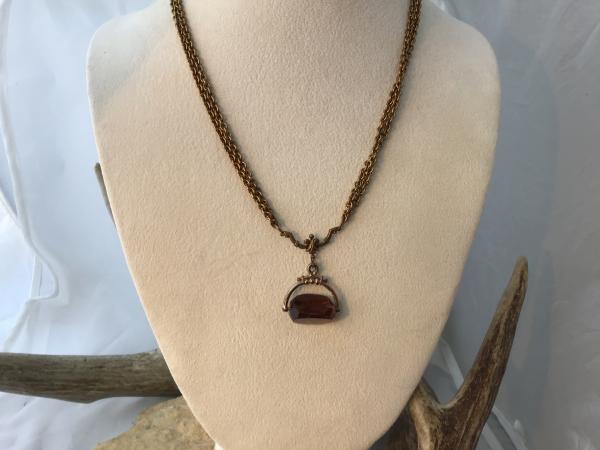 Necklace, Vintage faceted Topaz Crystal