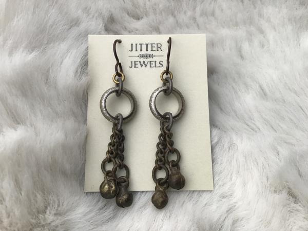 Earring silver and bronze picture