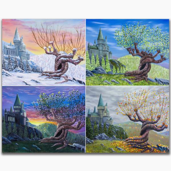 Whomping Willow Through the Seasons